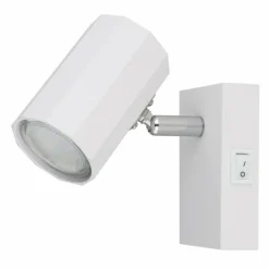 James Plafonnier, Spot de plafond, Applique murale, Spot mural Luminaires Globo Lighting Blanc, 1 lumière