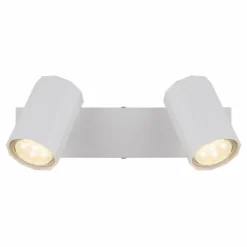 James Plafonnier, Spot de plafond, Applique murale, Spot mural Luminaires Globo Lighting Blanc, 2 lumières