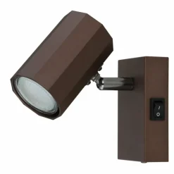 James Plafonnier, Spot de plafond, Applique murale, Spot mural Luminaires Globo Lighting Bronze, 1 lumière