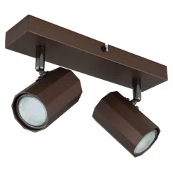 James Plafonnier, Spot de plafond, Applique murale, Spot mural Luminaires Globo Lighting Bronze, 2 lumières