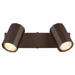 James Plafonnier, Spot de plafond, Applique murale, Spot mural Luminaires Globo Lighting Bronze, 2 lumières