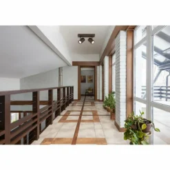 James Plafonnier, Spot de plafond, Applique murale, Spot mural Luminaires Globo Lighting Bronze, 2 lumières