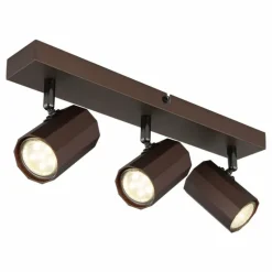 James Plafonnier, Spot de plafond, Applique murale, Spot mural Luminaires Globo Lighting Bronze, 3 lumières