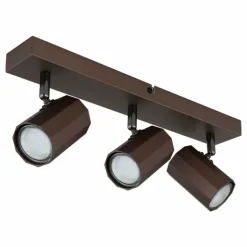 James Plafonnier, Spot de plafond, Applique murale, Spot mural Luminaires Globo Lighting Bronze, 3 lumières