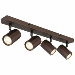 James Plafonnier, Spot de plafond, Applique murale, Spot mural Luminaires Globo Lighting Bronze, 4 lumières