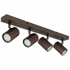 James Plafonnier, Spot de plafond, Applique murale, Spot mural Luminaires Globo Lighting Bronze, 4 lumières