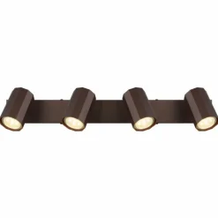 James Plafonnier, Spot de plafond, Applique murale, Spot mural Luminaires Globo Lighting Bronze, 4 lumières