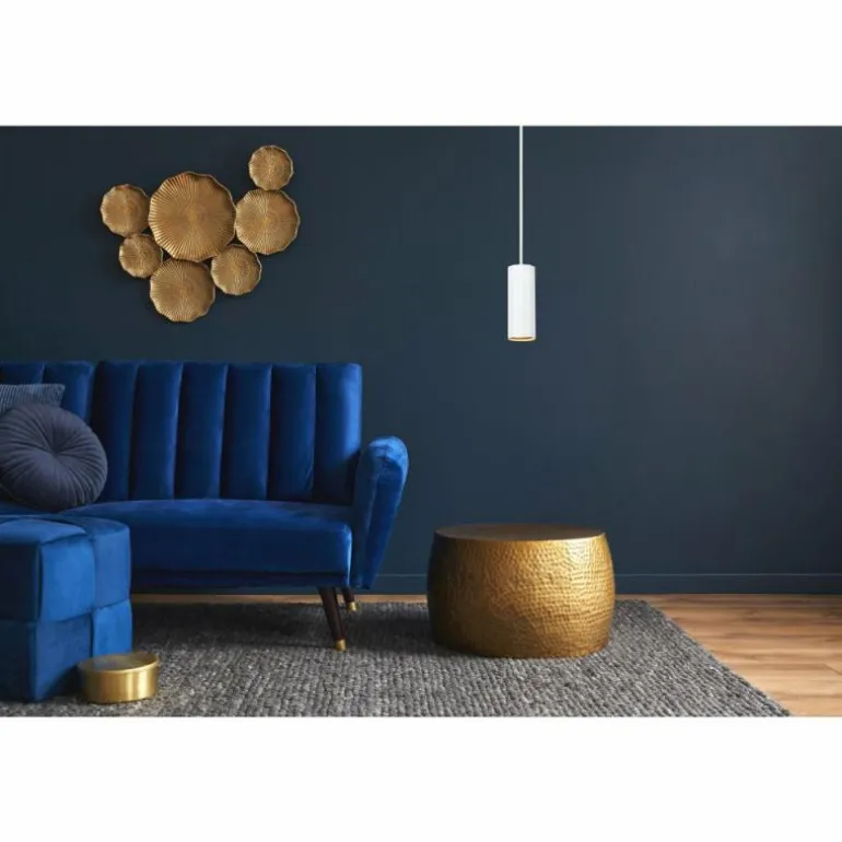 James Suspension Luminaires Globo Lighting Blanc, 1 lumière