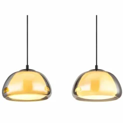 Jella Suspension Luminaires Globo Lighting Noir, 3 lumières