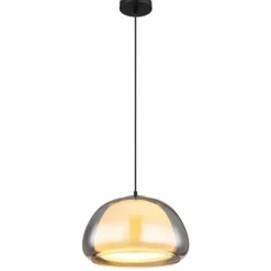 Jella Suspension Luminaires Globo Lighting Noir, 1 lumière