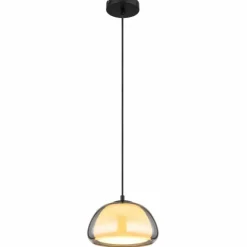 Jella Suspension Luminaires Globo Lighting Noir, 1 lumière