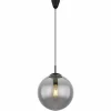 JOEL Suspension Luminaires Globo Lighting Noir, 1 lumière