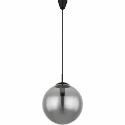 JOEL Suspension Luminaires Globo Lighting Noir, 1 lumière