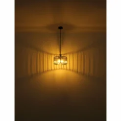 Jordana Suspension Luminaires Globo Lighting Noir, 1 lumière