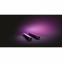 Kit de base double Philips Hue Ambiance White & Color Play Lightbar LED Noir, 2 lumières, Changeur de couleurs
