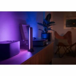 Kit de base double Philips Hue Ambiance White & Color Play Lightbar LED Noir, 2 lumières, Changeur de couleurs