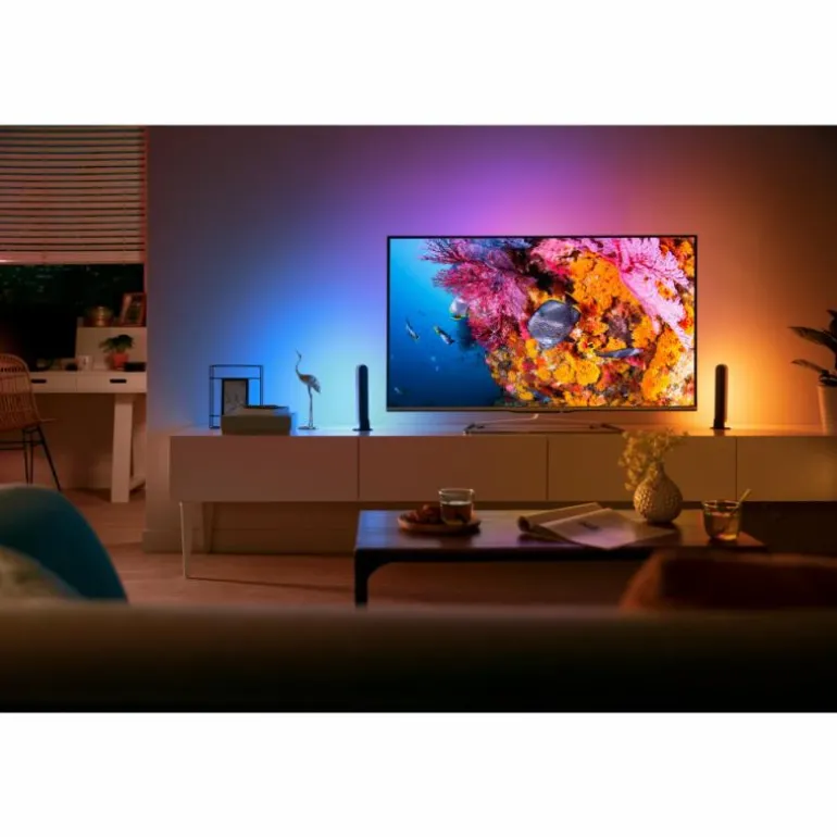 Kit de base Philips Hue Ambiance White & Color Play Lightbar LED Noir, 1 lumière, Changeur de couleurs