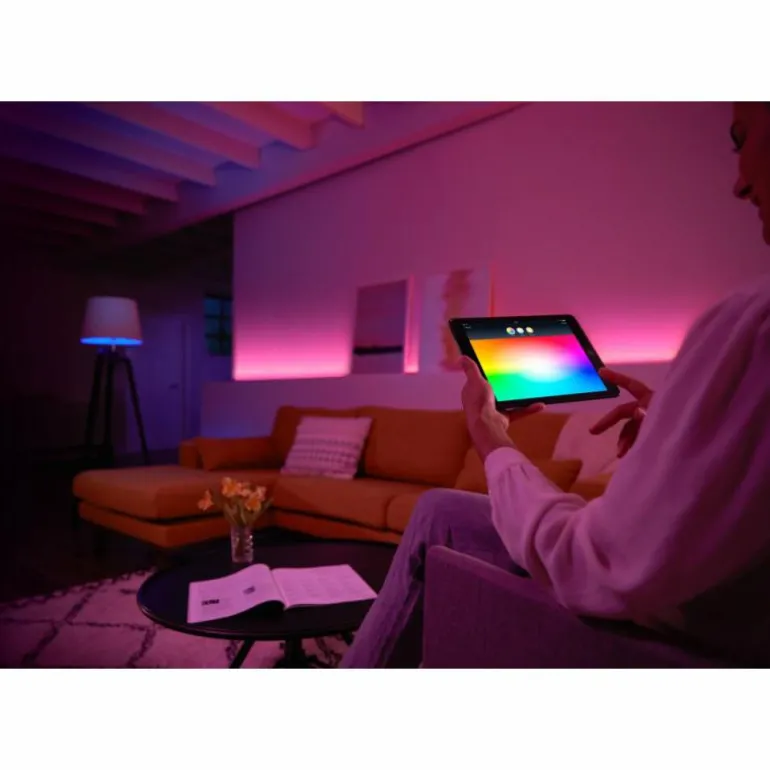 Kit de base Philips Hue Ambiance White & Color Lightstrip Plus LED, 1 lumière, Changeur de couleurs