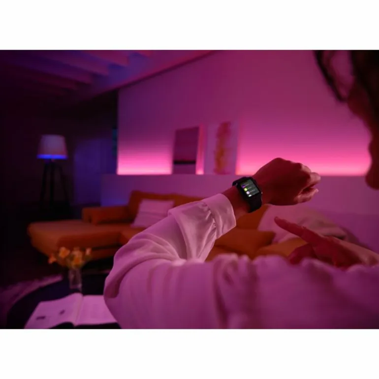 Kit de base Philips Hue Ambiance White & Color Lightstrip Plus LED, 1 lumière, Changeur de couleurs