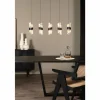 KLIGANDE Suspension Luminaires Lucide LED Noir, 5 lumières