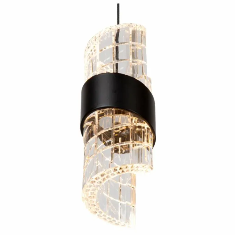 KLIGANDE Suspension Luminaires Lucide LED Noir, 5 lumières