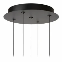 KLIGANDE Suspension Luminaires Lucide LED Noir, 5 lumières