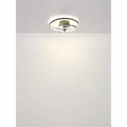 Koren Ventilateur de plafond lumineux Luminaires Globo Lighting LED Noir, 1 lumière, Télécommandes