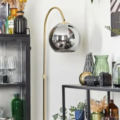 Koyoto Boule lumineuse, Lampadaire Laiton, 1 lumière