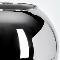 Koyoto Boule lumineuse, Lampe de bureau, Lampe à poser 20 cm Chrome, Fumé, 1 lumière