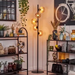 Koyoto Lampadaire 31 cm Ambre, 5 lumières