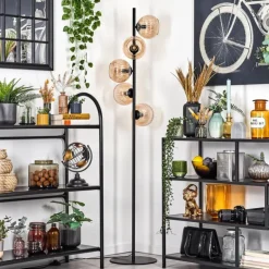 Koyoto Lampadaire 31 cm Ambre, 5 lumières