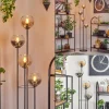 Koyoto Lampadaire 30 cm Ambre, Clair, Fumé, 4 lumières