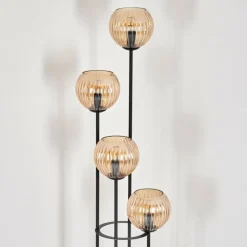 Koyoto Lampadaire 30 cm Ambre, 4 lumières