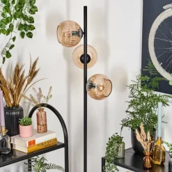 Koyoto Lampadaire Ambre, 3 lumières