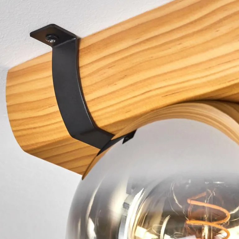 Koyoto Plafonnier, Boule lumineuse Écru, Noir, 4 lumières