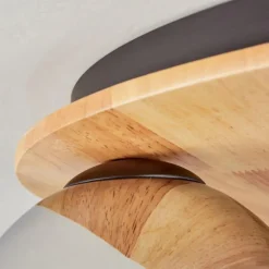 Koyoto Plafonnier, Boule lumineuse 40 cm Écru, Noir, 3 lumières