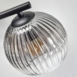 Koyoto Plafonnier, Boule lumineuse Ambre, Clair, Fumé, 3 lumières