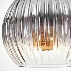 Koyoto Suspension, Boule lumineuse, Suspension Écru, Noir, 3 lumières