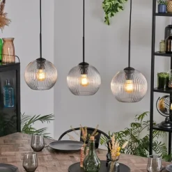 Koyoto Suspension, Boule lumineuse, Suspension Clair, 3 lumières