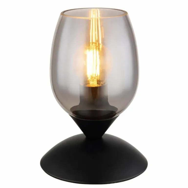 Kuwaita Lampe à poser Luminaires Globo Lighting Noir, 1 lumière