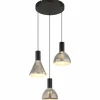 Labora Suspension Luminaires Globo Lighting LED Noir, 1 lumière