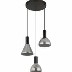 Labora Suspension Luminaires Globo Lighting LED Noir, 1 lumière