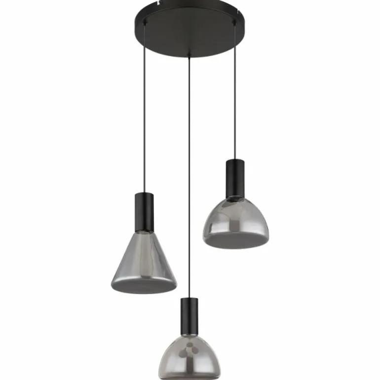 Labora Suspension Luminaires Globo Lighting LED Noir, 1 lumière