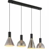 Labora Suspension Luminaires Globo Lighting LED Noir, 1 lumière