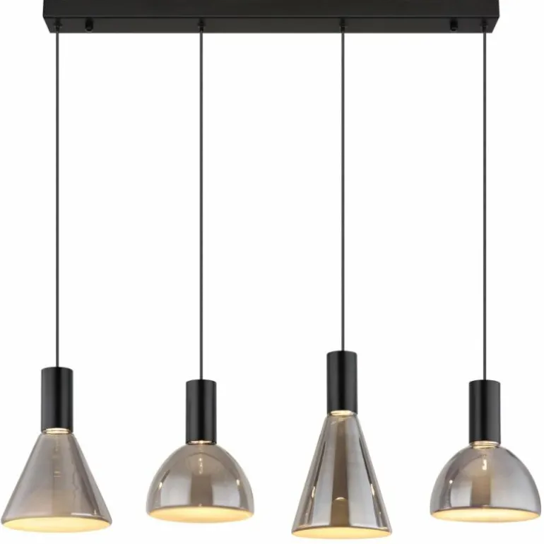 Labora Suspension Luminaires Globo Lighting LED Noir, 1 lumière