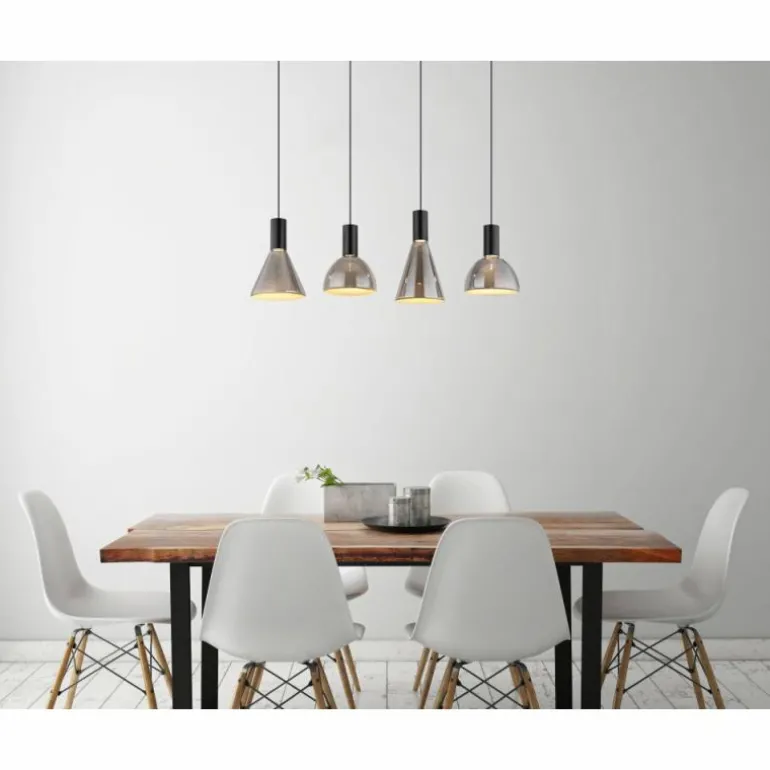 Labora Suspension Luminaires Globo Lighting LED Noir, 1 lumière