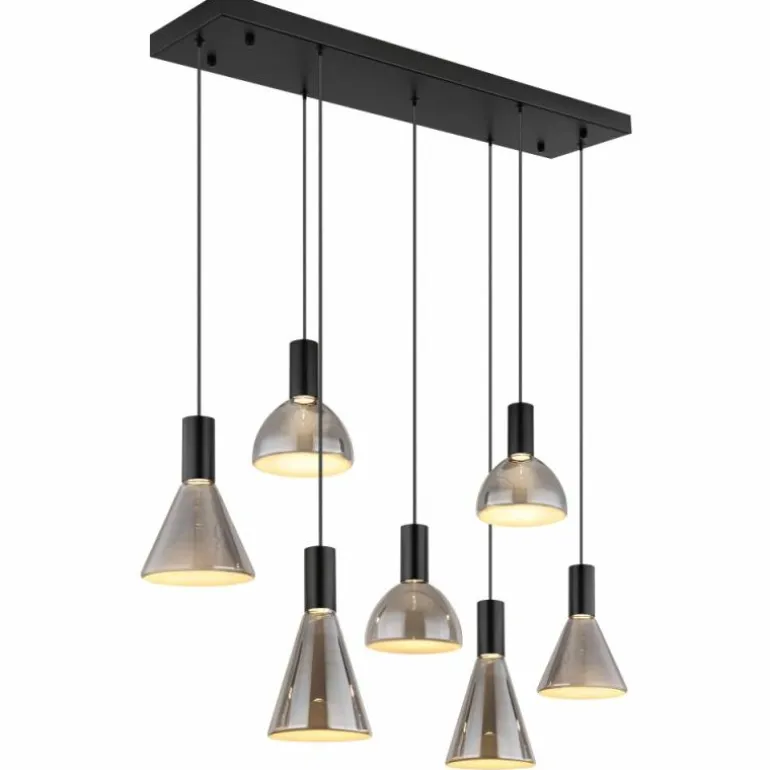 Labora Suspension Luminaires Globo Lighting LED Noir, 1 lumière