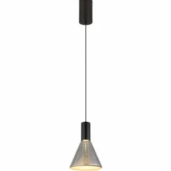 Labora Suspension Luminaires Globo Lighting LED Noir, 1 lumière