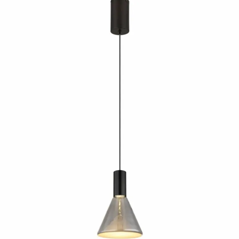 Labora Suspension Luminaires Globo Lighting LED Noir, 1 lumière