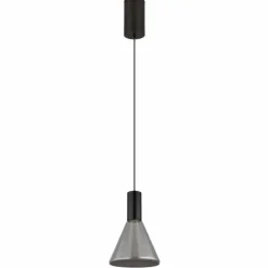 Labora Suspension Luminaires Globo Lighting LED Noir, 1 lumière